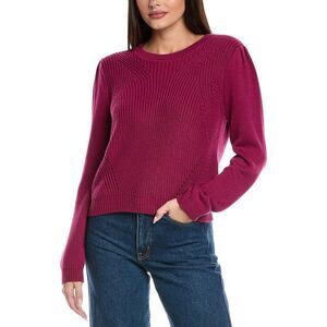 &Isla Womens  Matilda Puff Sleeve Sweater, Purple